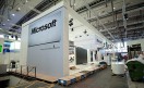microsoft-stand Los grossos del software van dejando listo el kiosco