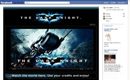 En Facebook se podrán ver películas completas de Warner Bros.