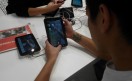 Los chicos pudieron probar lo que muchos aún mueren por tocar: la Samsung Galaxy Tab con Android