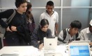 Y para envidia de otros, también estaba el iPad de Apple