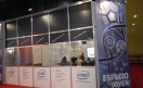 Intel levantó un stand donde mostró sus Classmate y ofreció charlas a los participantes