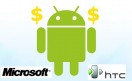 Microsoft gran beneficiada por un acuerdo con HTC respecto de Android