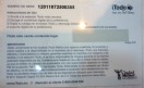 Dorso de la tarjeta Dorso de la tarjeta