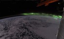 Una de las fotos sacas por el astronauta y subidas a su cuenta de Twitter Una de las fotos sacas por el astronauta y subidas a su cuenta de Twitter