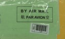 El envío fue hecho por correo aereo.