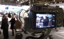 Los potentes zooms de Sony en exposición. Los potentes zooms de Sony en exposición.