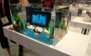 También en el stand de Toshiba, una tablet sumergida en agua en una pecera. Interesante, ¿no? También en el stand de Toshiba, una tablet sumergida en agua en una pecera. Interesante, ¿no?