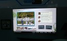 En esta fotografía, vemos la interface que propone Samsung para la TV denominada "Family Story". Algo así como una red social cerrada para los integrantes de la familia. En esta fotografía, vemos la interface que propone Samsung para la TV denominada "Family Story". Algo así como una red social cerrada para los integrantes de la familia.