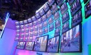 El stand de Panasonic: otro espacio más armado a base de decenas de pantallas LED. El stand de Panasonic: otro espacio más armado a base de decenas de pantallas LED.