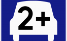 Este sticker identifica a los autos que se usan para el carpooling en Estados Unidos. (Fuente: Wikipedia) Este sticker identifica a los autos que se usan para el carpooling en Estados Unidos. (Fuente: Wikipedia)