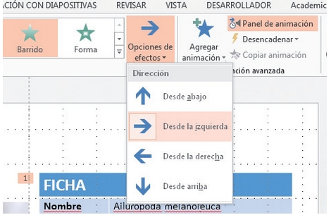 Resultado de imagen para efectos powerpoint 2013