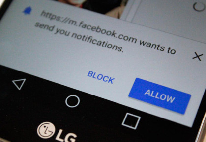 Facebook móvil ya envía notificaciones en Chrome para Android