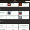 Zite distribuye las noticias en cintas (que representan a las categorías), y las cuales se pueden recorrer de manera lateral.