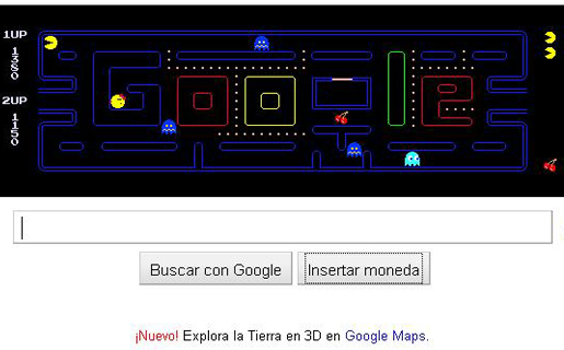 Google, PAC-MAN faz 30 anos!