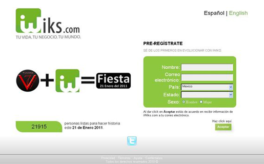 iWiks, la red social mexicana que combina eCommerce con Vida Social