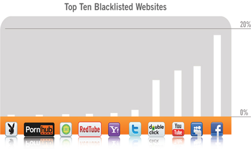 Portales más bloqueados del 2010