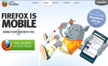 Firefox 4 en móviles
