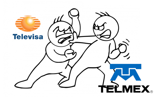Crece conflicto Telmex-Televisa