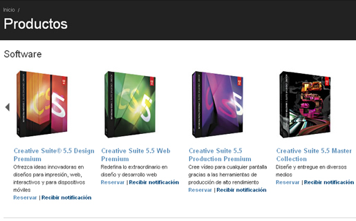 Ediciones de Creative Suite 5.5