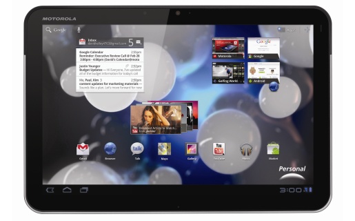 Motorola Xoom es la primera tablet con Android "Honeycomb" lanzada en el país.