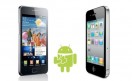 Los equipos con Android de Samsung estarían "homenajeando" a los diseños de Apple.