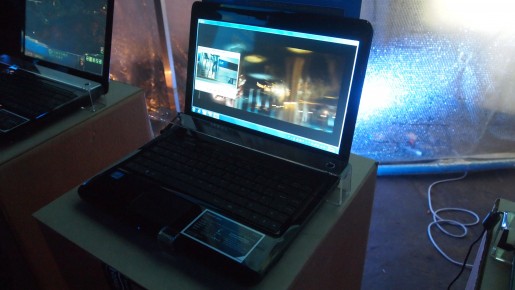 En el evento, los principales fabricantes presentaron sus líneas de productos con la nueva generación de procesadores. En este caso, una notebook de BGH Positivo, una nueva marca que se incorpora al mercado nacional.