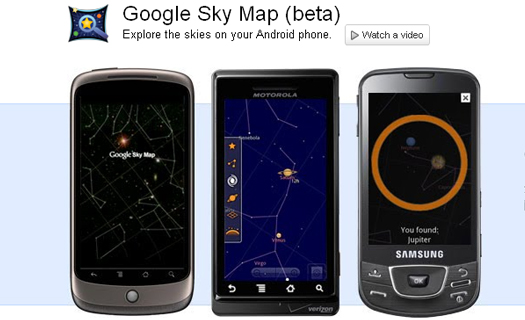 Google Sky Map