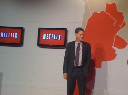 Reed Hasting en persona, cofundador y director general de Netflix, vino a Buenos Aires a presentar el servicio.