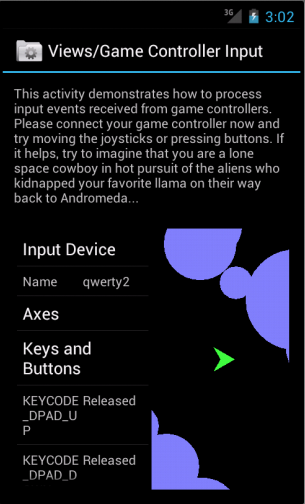 Esta es la captura del SDK que confirmaría que Android 4 soportaría la conexión de joysticks y gamepads USB.