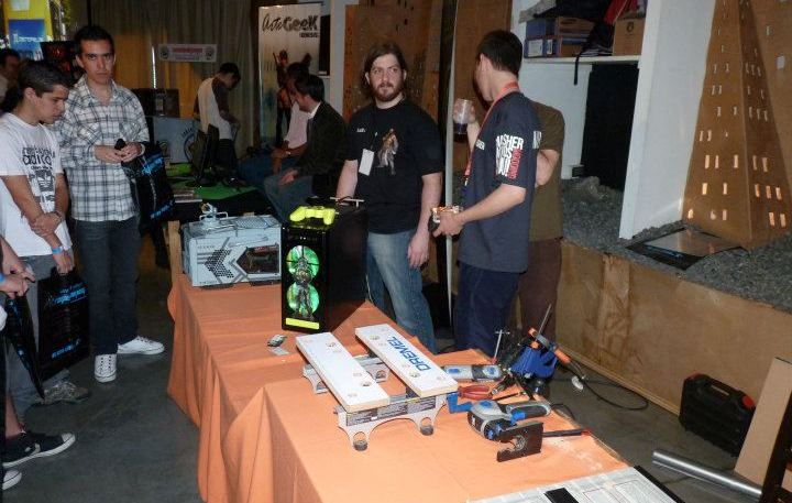 El stand de modding en tecnofields