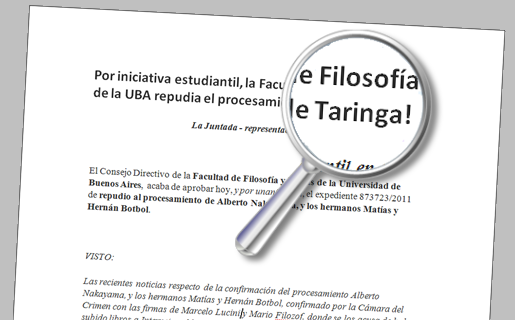 Mauricio Acha pone bajo la lupa el comunicado de Filosofía y Letras.