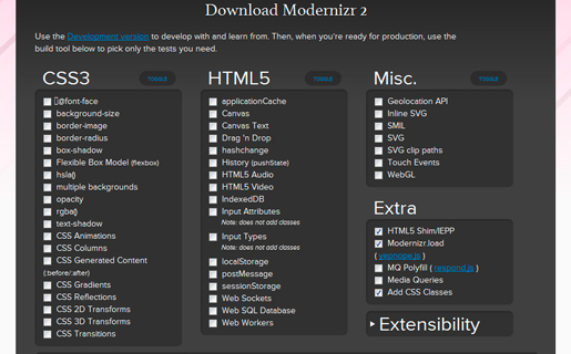 Modernizr