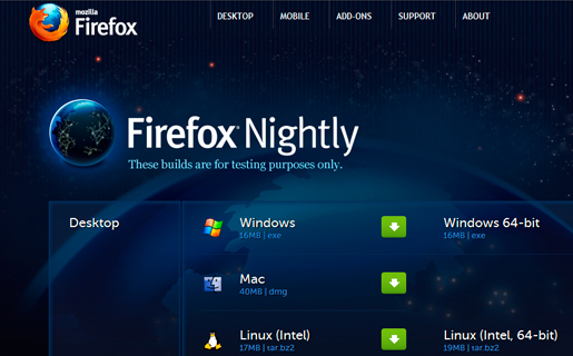 Firefox Nightly