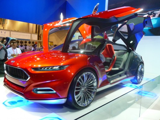 Los autos conceptuales de Ford y Audi fueron los más destacados en la sección automotriz de la feria. Los autos conceptuales de Ford y Audi fueron los más destacados en la sección automotriz de la feria.