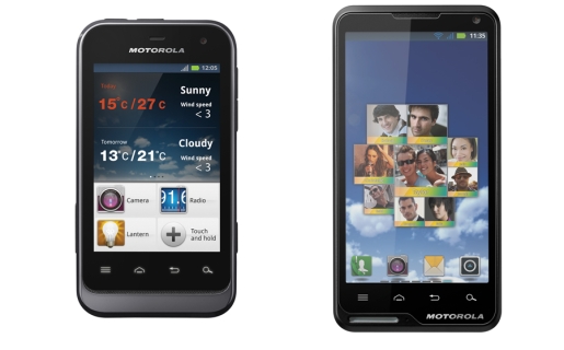 Motorola Defy Mini y Motorola Motoluxe