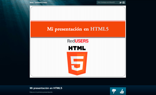 Crear presentaciones aprovechando las ventajas de HTML5 ya es tendencia