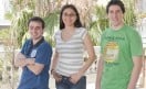 De izquierda a derecha: Damián Renzulli, Alejandra Negrete y Roberto Gluck