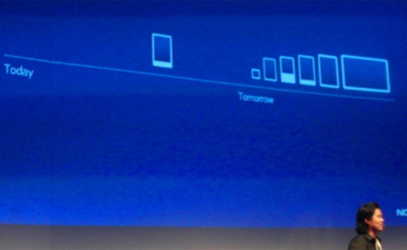 En esta presentación de Nokia se observan los seis formatos propuestos para Windows Phone 8.
