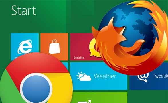 Google y Mozilla también se apuntan a la moda Metro con Chrome y Firefox.