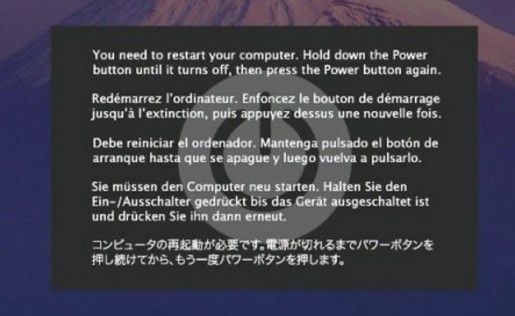 Kernel panic: la imagen más temida por los usuarios de Apple.