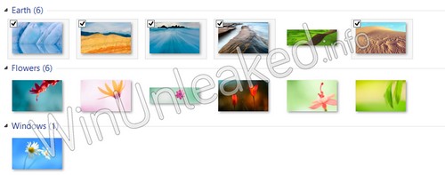 Fondos de pantalla de los nuevos temas de Windows 8 (WinUnleaked).