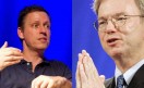 Peter Thiel ataca, Eric Schmidt se defiende.