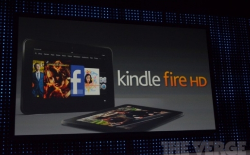 Presentación del Kindle Fire HD.