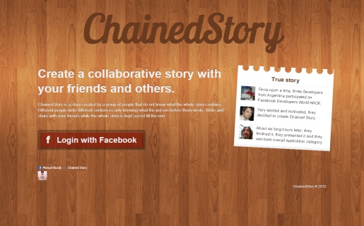 Chained Story, el proyecto creado en Buenos Aires que se impuso en el hackathon de Facebook.