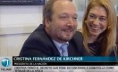 Martín Sabatella junto a la Ministra de Industria Débora Giorgi, durante la designación oficial en el AFSCA. (Captura YouTube de Télam)