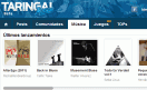 El sitio apuesta a Taringa Música!, su sitio de streaming "legal", y a Socialphy, una versión internacional de Taringa!