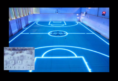 Las canchas del futuro podrían ser mucho más versátiles gracias al uso de LEDs