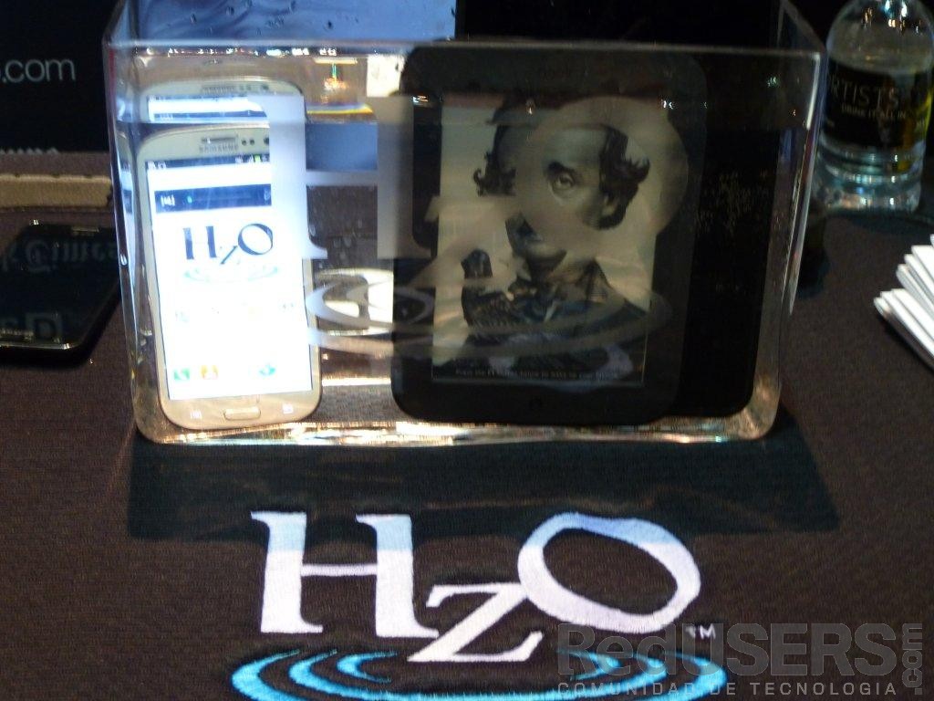 HzO volvió a estar presente en la feria con su tecnología que permite convertir a cualquier dispositivo en "waterproof"