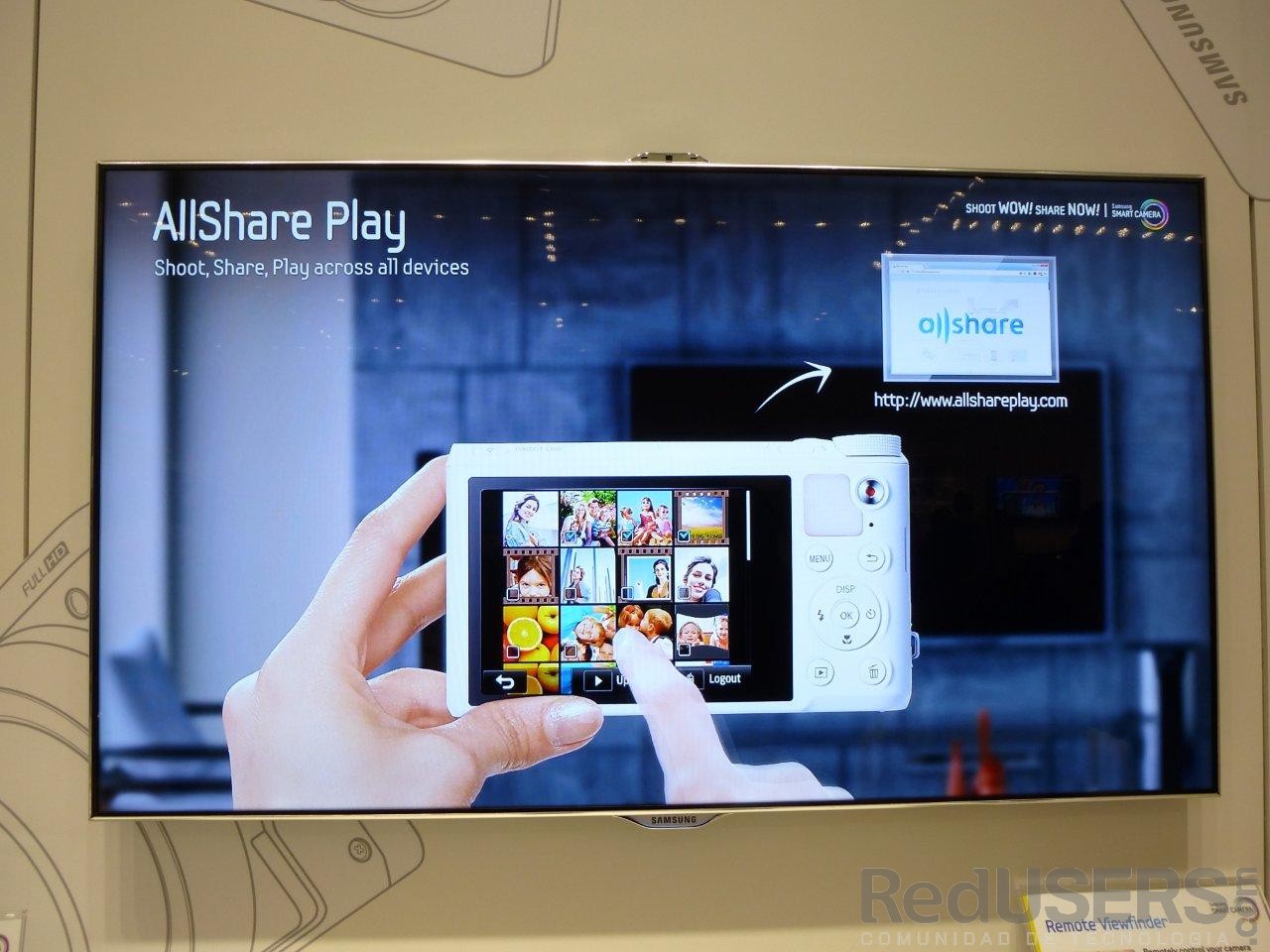 AllShare, presente en la serie "Smart Camera" AllShare, presente en la serie "Smart Camera"