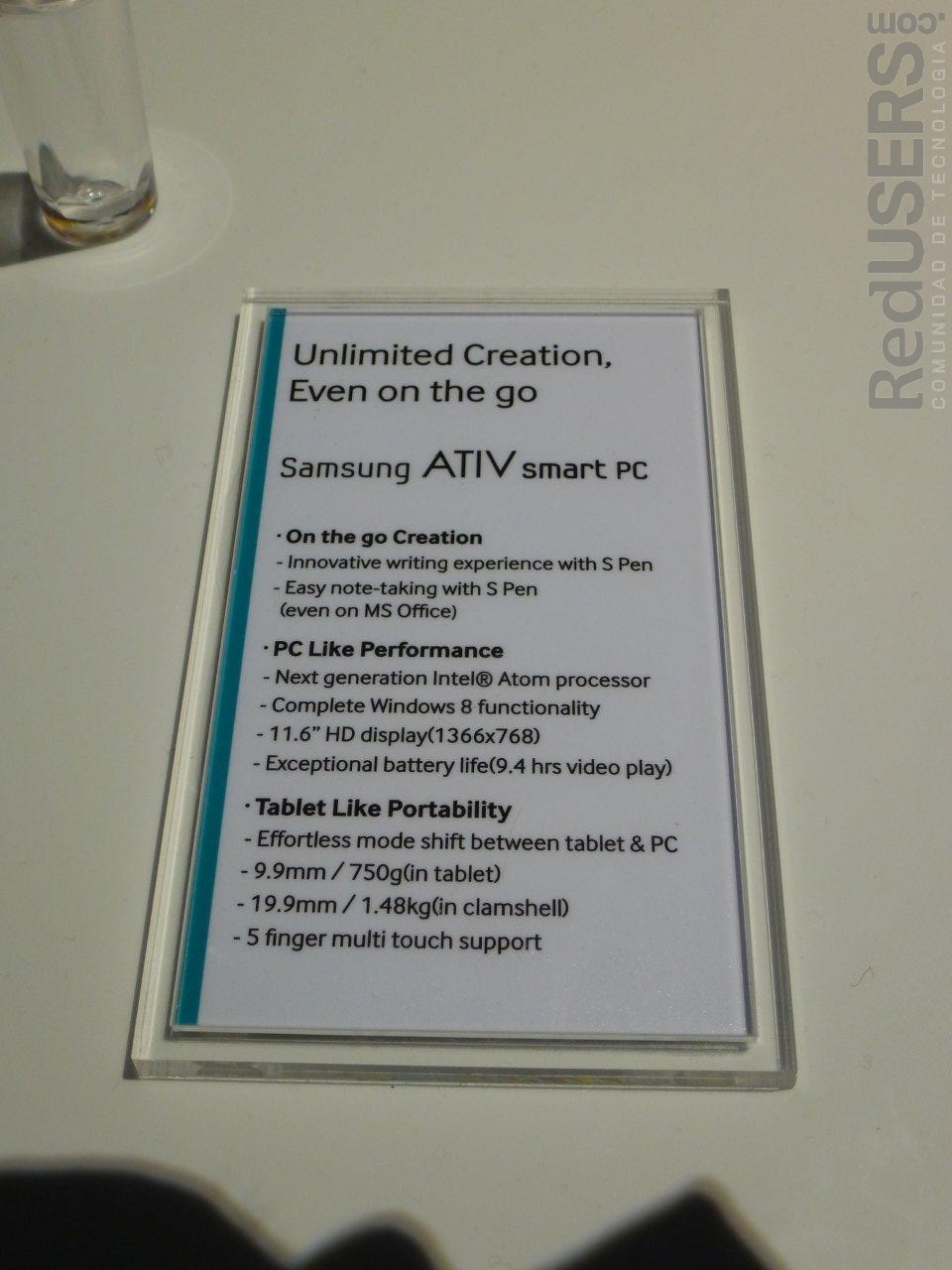 Más data de la ATIV Smart PC